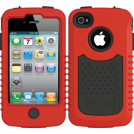 CY2-IPH4-RD Cyclops II Case for iPhone 4/4S, Red