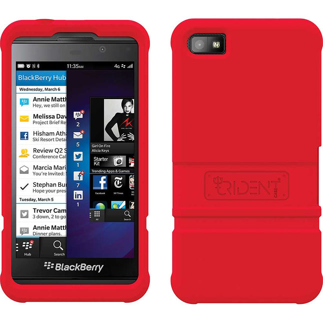 PS-BB-Z10-RED Perseus Case For Blackberry Z10, Red