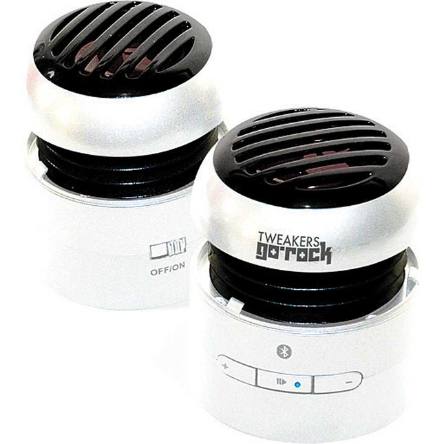 SPKR-R1SB-WH GoRock Wireless Stereo Speakers, White