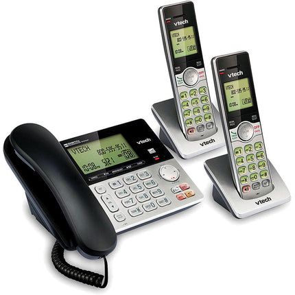 Corded/Cordless Answering System, 3 Handsets