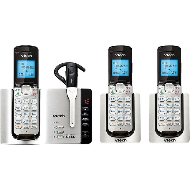 Dect 6.0 3-Handset Connect to Cell Phone System