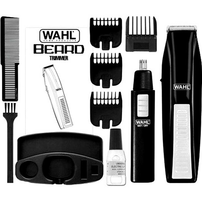 5537-1801 Wireless Men's Beard & Ear/Nose Trimmer