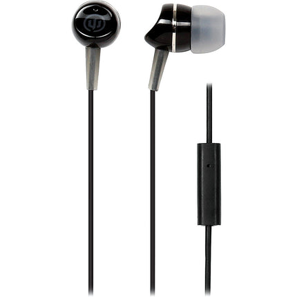 DLMETBT35 "Metallics" Earbuds w/ Mic, Black