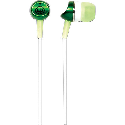 WI-1902 "Metallics" Earbuds, Green