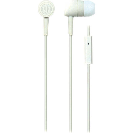 WI-2252 "Mojo" Earbuds w/ Mic, Light Grey