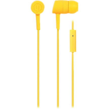 WI-2253 "Mojo" Earbuds w/ Mic, Orange