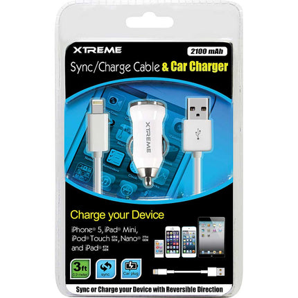 59054 iPhone 5 Car Charger & Sync Cable