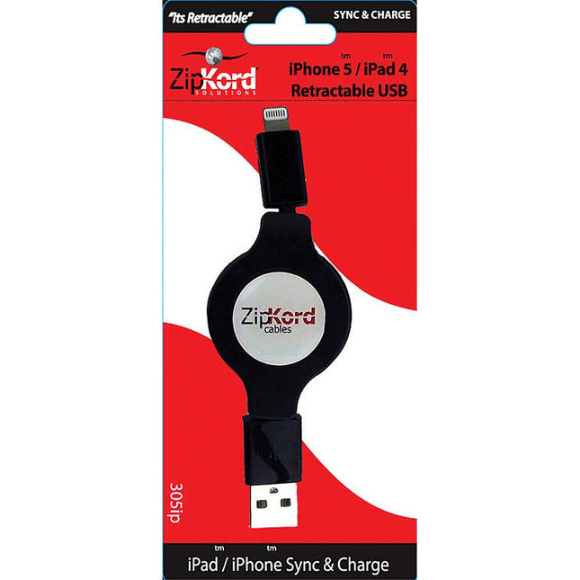 305IP iPhone 5 Retractable 40" Sync & Charge Cable