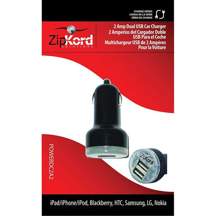 POWERDC2A2 2Amp Dual USB Car Charger