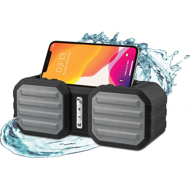 "Ranger" Portable Speaker Water Resistant and Rugged, Black