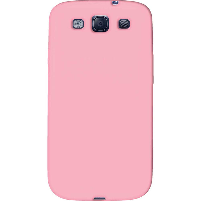 Silicone Skin Jelly Case For Galaxy S III, Pink