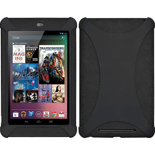 Silicone Skin Jelly Case For Nexus 7, Black