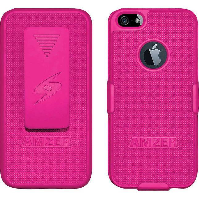 Shellsterô Holster & Case For iPhone 5, Hot Pink