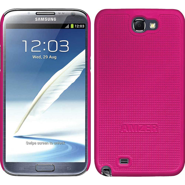 Snap On Case For Galaxy Note II, Hot Pink