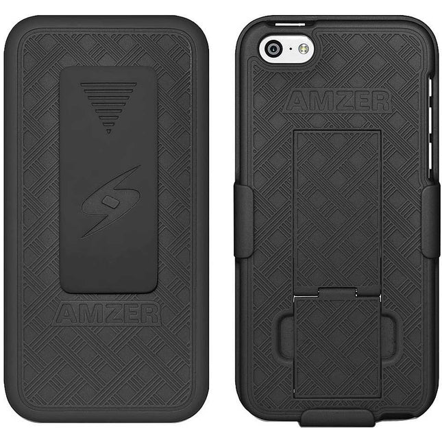 Shellster with Kickstand For iPhone 5C, Black