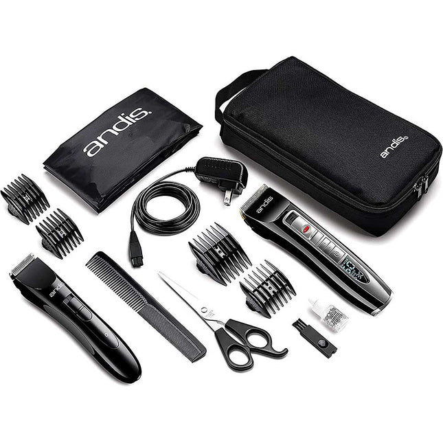 13pc Select Cut 5-Speed Combo Home Haircutting Kit, Black