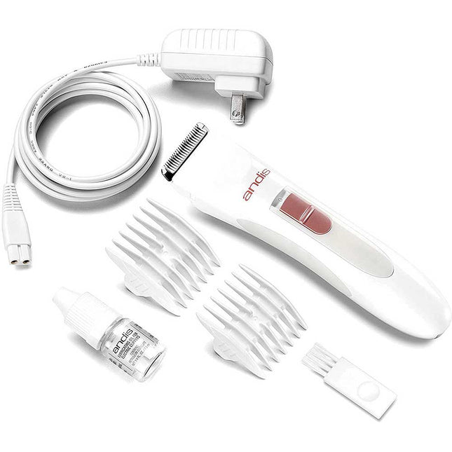 Women's Lithium-ion Electric Personal Trimmer -Cordless Lightweight 6-piece Home Kit