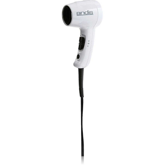 1600 Watt Dual Voltage Hair Dryer, White