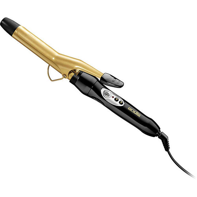 1" High Heat Ceramic Curling Iron, Gold