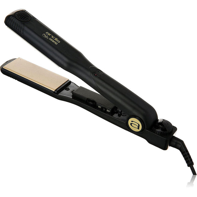 1-1/2" High Heat Ceramic Flat Iron, Black