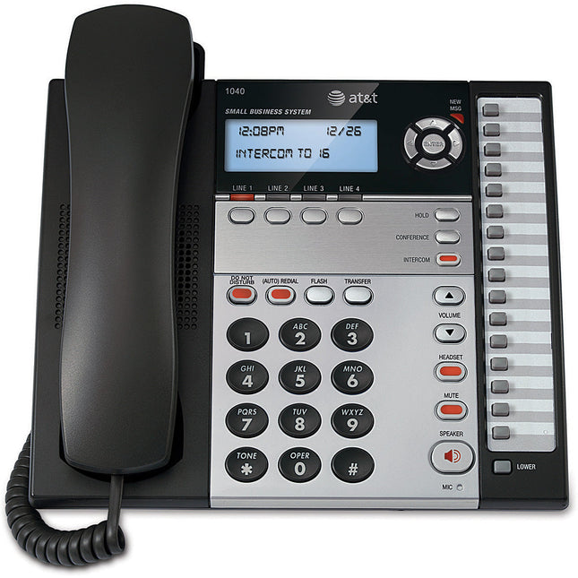 4-Line Expandable Corded Phone System with Speakerphone