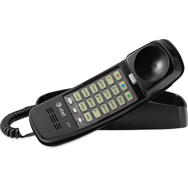 Corded Trimline Telephone, Black