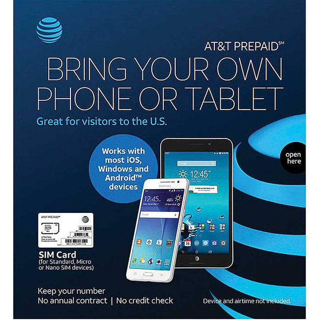 SIM for AT&T PREPAID (Phone) devices