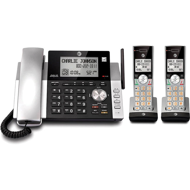 DECT 6.0 Expandable Cordless Phone System with Digital Answering System