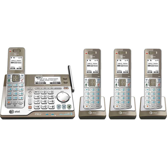 DECT 6.0 Expandable Phone System, 4 Handsets