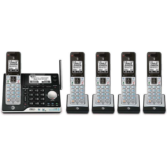 5 Handset Answering System w/ Bluetooth Connect & Caller ID