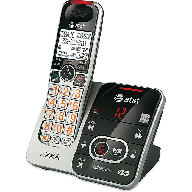 DECT 6.0 Expandable Cordless Phone with Digital Answering System