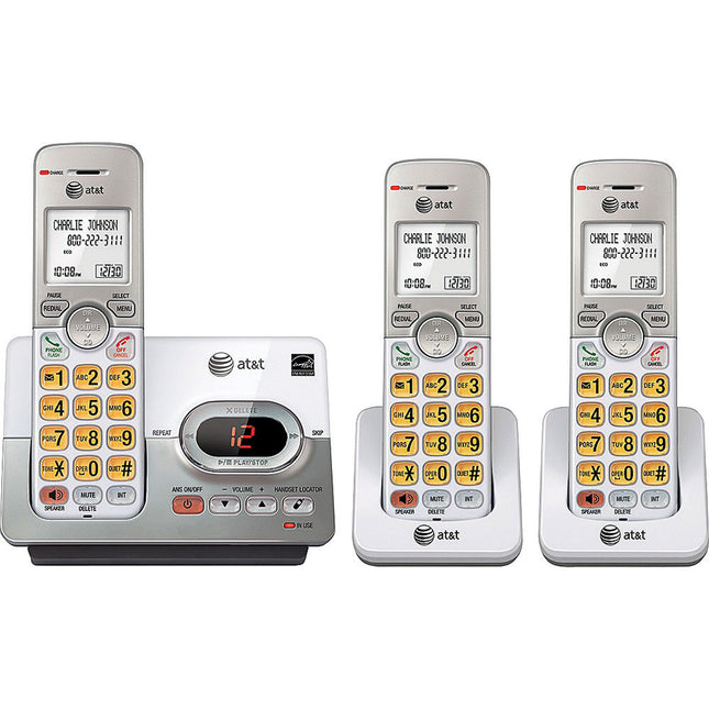 DECT 6.0 Expandable Cordless Phone System, 3 Handsets