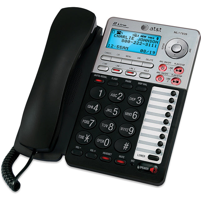 2-Line Speakerphone with Caller ID/Call Waiting