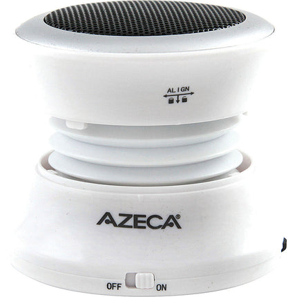 Rechargable Bluetooth/Line-in Pop-Up Speaker, White