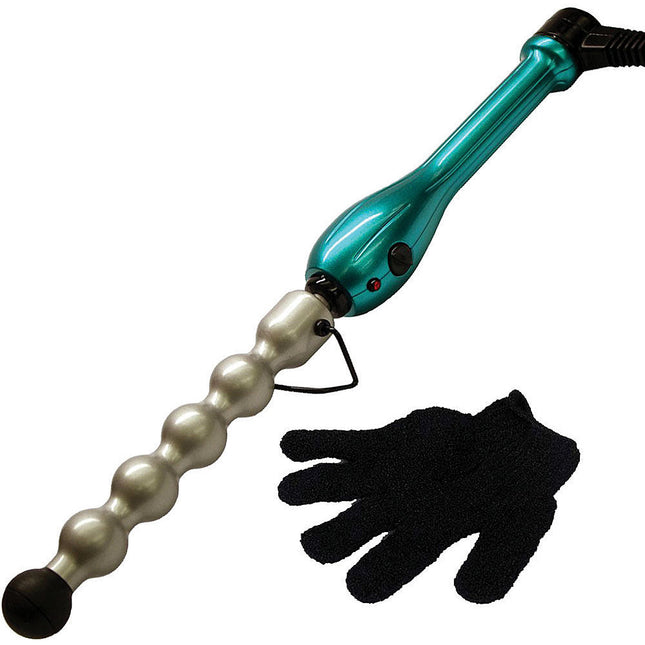 Rock 'n' Roller Ceramic Styling Iron, Teal