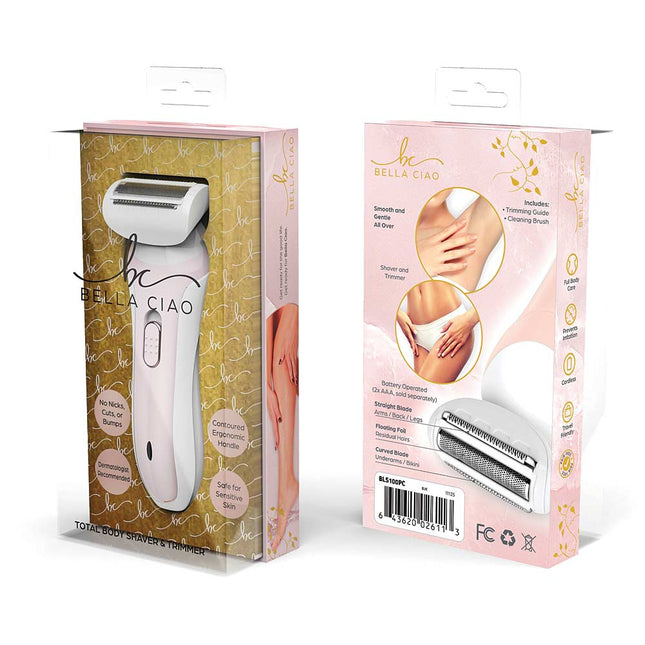 Ladies’ Shaver with Trimmer, Peach