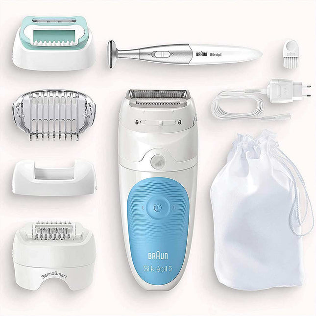 Hair Removal for Women, Shaver and Bikini Trimmer, Cordless, Rechargeable, Wet & Dry