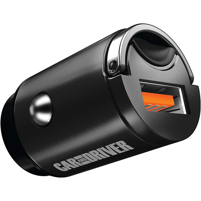 Mini 30W USB-A car charger / keychain