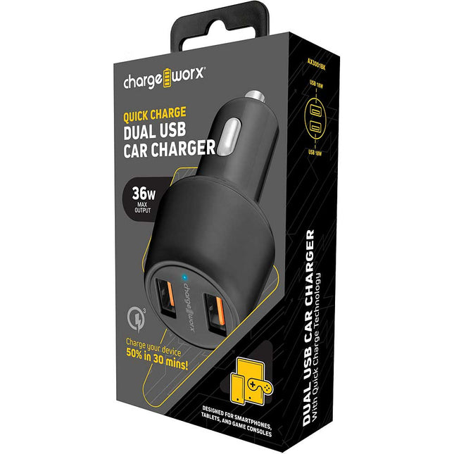 Quick Charge Dual USB Car Charger