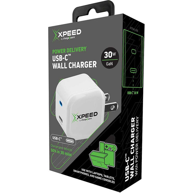 USB-C Wall Charger w/Power Delivery, White