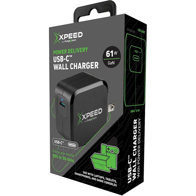 USB-C Wall Charger w/Power Delivery, Black