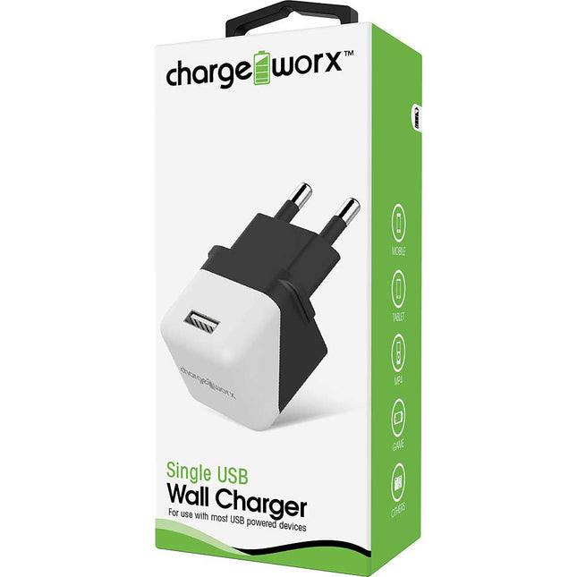 USB Wall Charger, Black