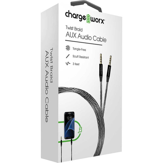 AUX Audio Cable, Black