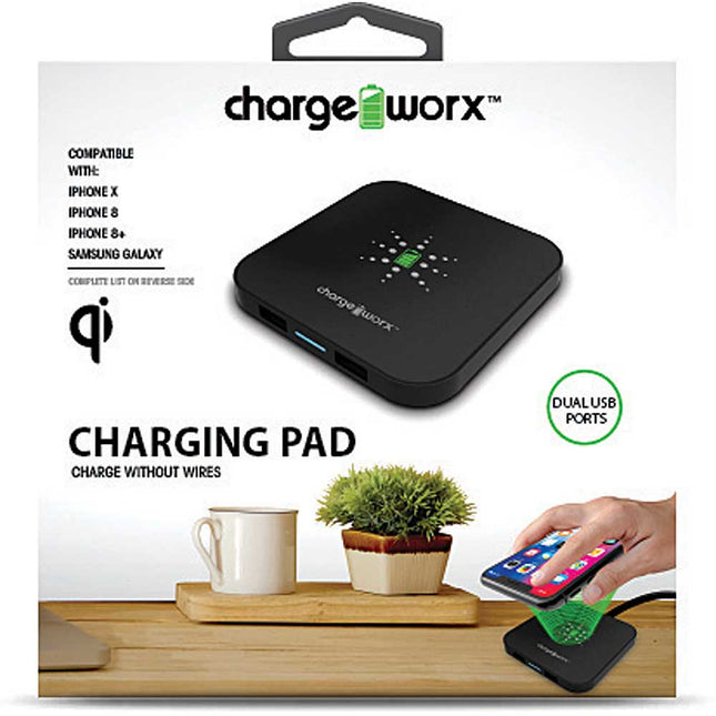 Wireless Charging Desktop Pad & USB Hub