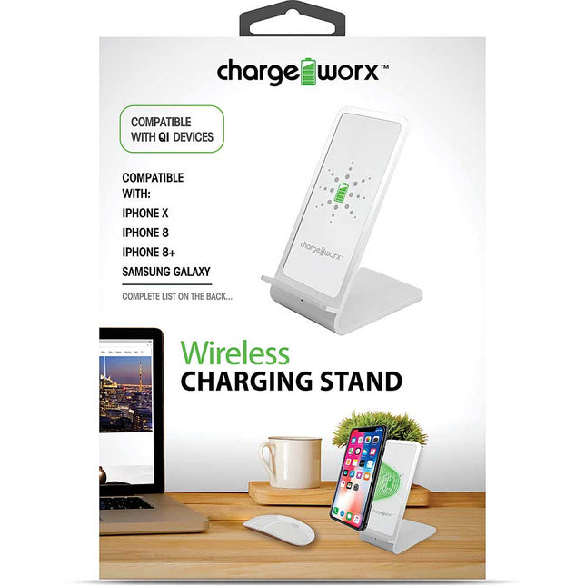 Wireless Charging Stand, Silver