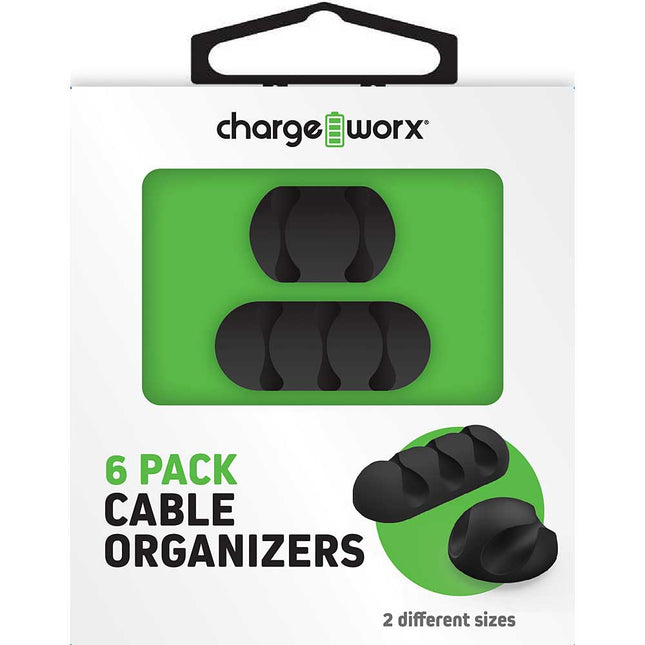 6 Pack Cable Organizers