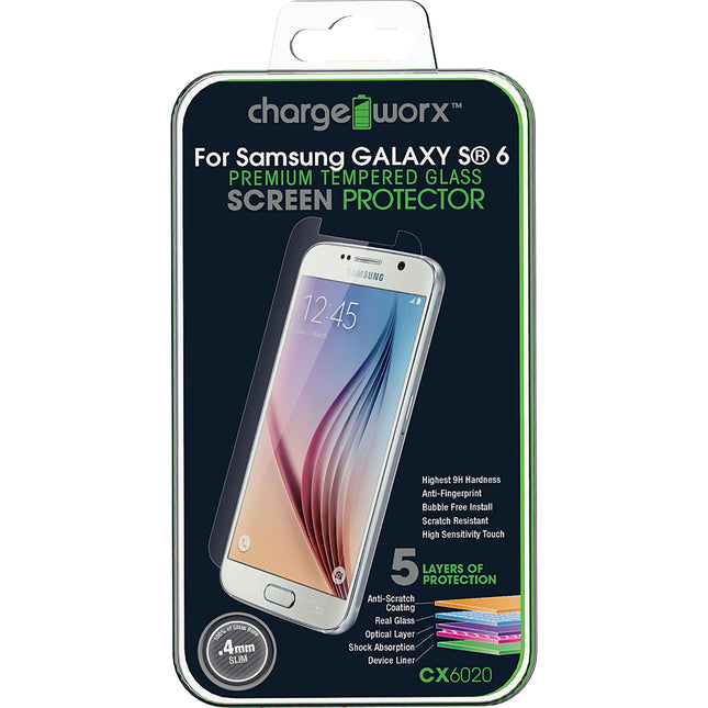 Samsung GALAXY S6, Premium Tempered Glass Protector, 1pk