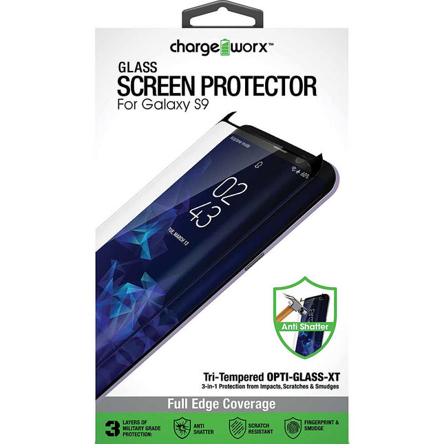 Screen Protector for Galaxy S9, Black