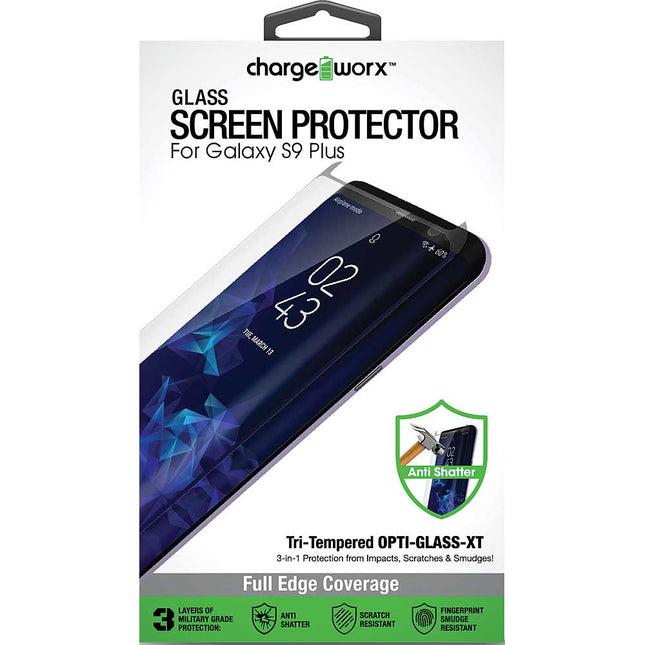 Screen Protector for Galaxy S9 Plus, White