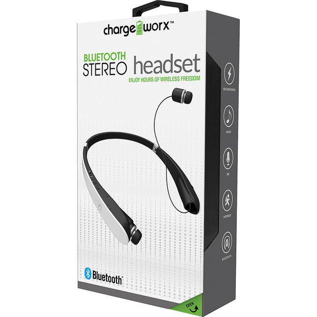 Bluetooth Stereo Headset, White